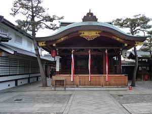 恵美須神社の拝殿