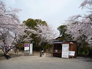 大沢池の入り口