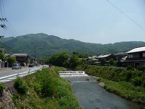 高野川と比叡山