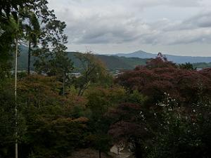 小倉山中腹からの眺め
