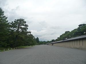 京都御所の塀