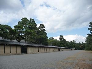 京都御所の塀