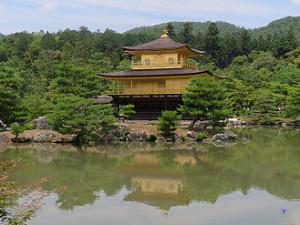 梅雨の金閣寺拝観 18年 京都観光旅行のあれこれ