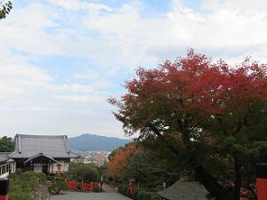 紅葉と比叡山