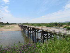 木津川と流れ橋