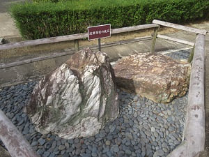 淀君茶室の庭石