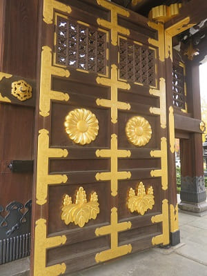 阿弥陀堂門の装飾