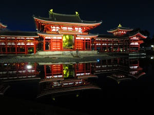 夜の平等院