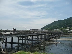 昼の渡月橋