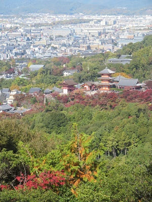 清水寺と京都市街