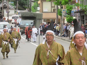 時代祭の行列の後尾