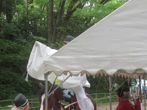 神禄の帛を授かる
