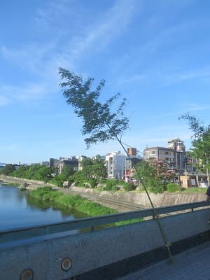 四条大橋の斎竹