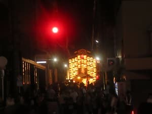 遠くに見える大船鉾