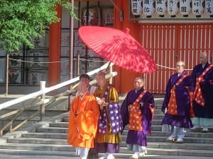 比叡山延暦寺のお坊さん