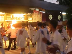 戻って来た大松明