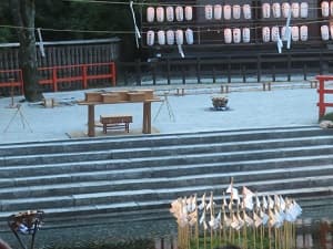 御手洗池に刺さる斎串