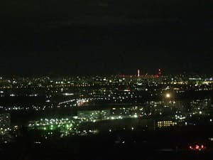 京都市街の夜景